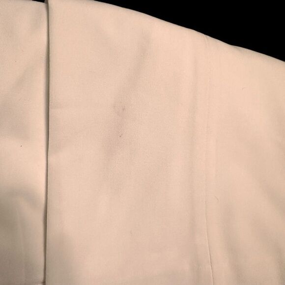 Calvin Klein Wide leg fully lined high waist tailored ivory trousers size 10 - Picture 14 of 14